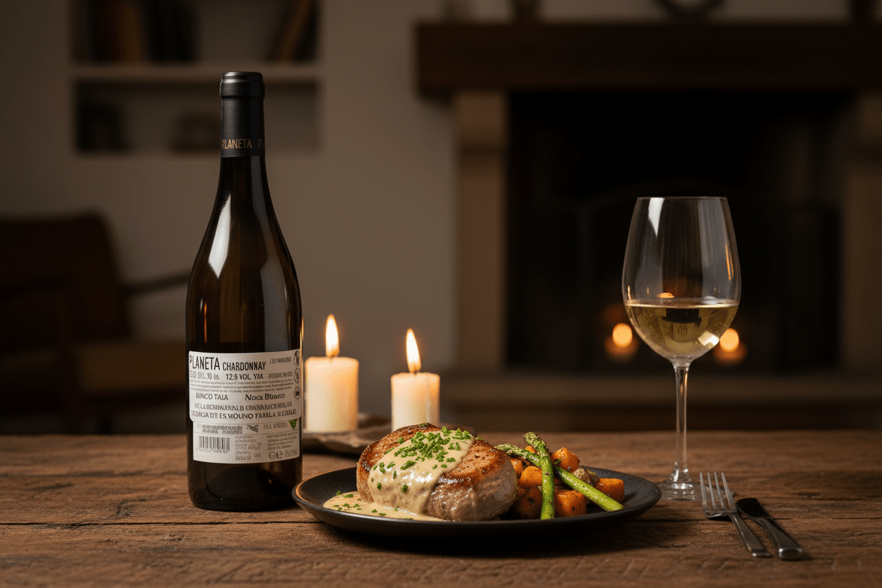 Vino Blanco Planeta Chardonnay 2020 de 750 m - La Cava