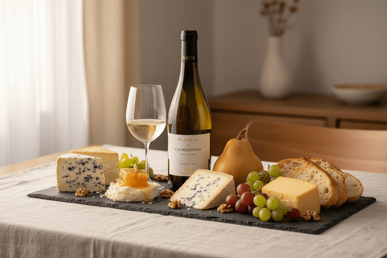Vino Blanco Planeta Chardonnay 2020 de 750 m - La Cava