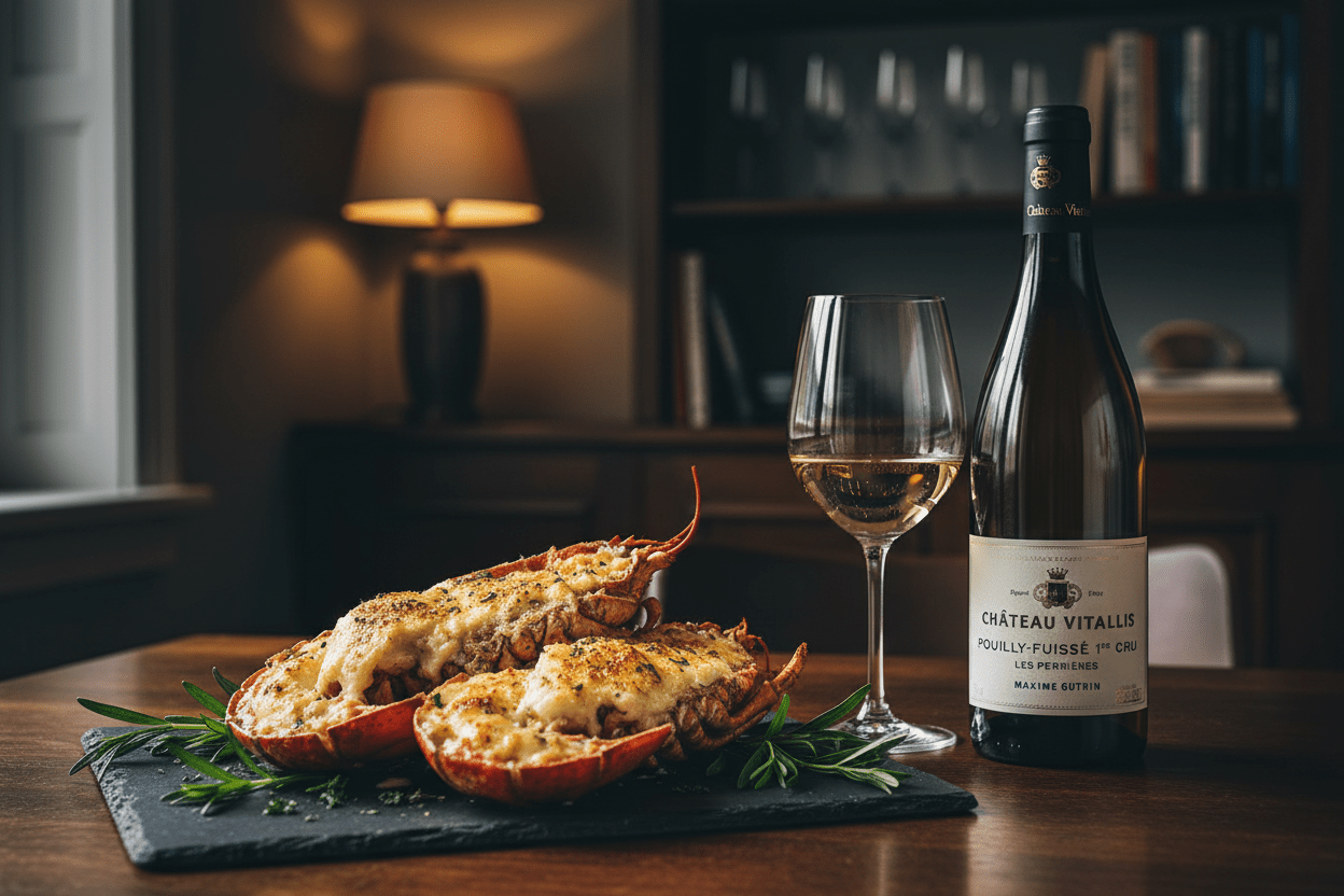 Vino blanco pouilly-fuissé 1er cru les perrières 2022 - Vino de Francia - La Cava