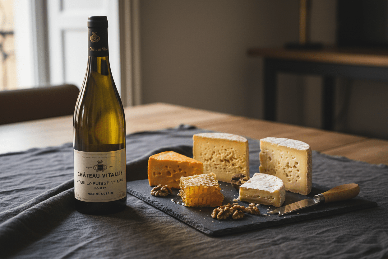 Vino blanco pouilly-fuissé 1er cru les perrières 2022 - Vino de Francia - La Cava