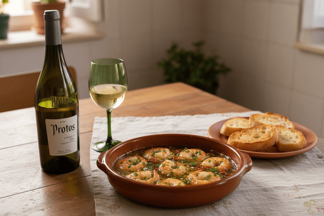 Vino Blanco Protos Verdejo 750ml D.O. Rueda - Vino de España - La Cava
