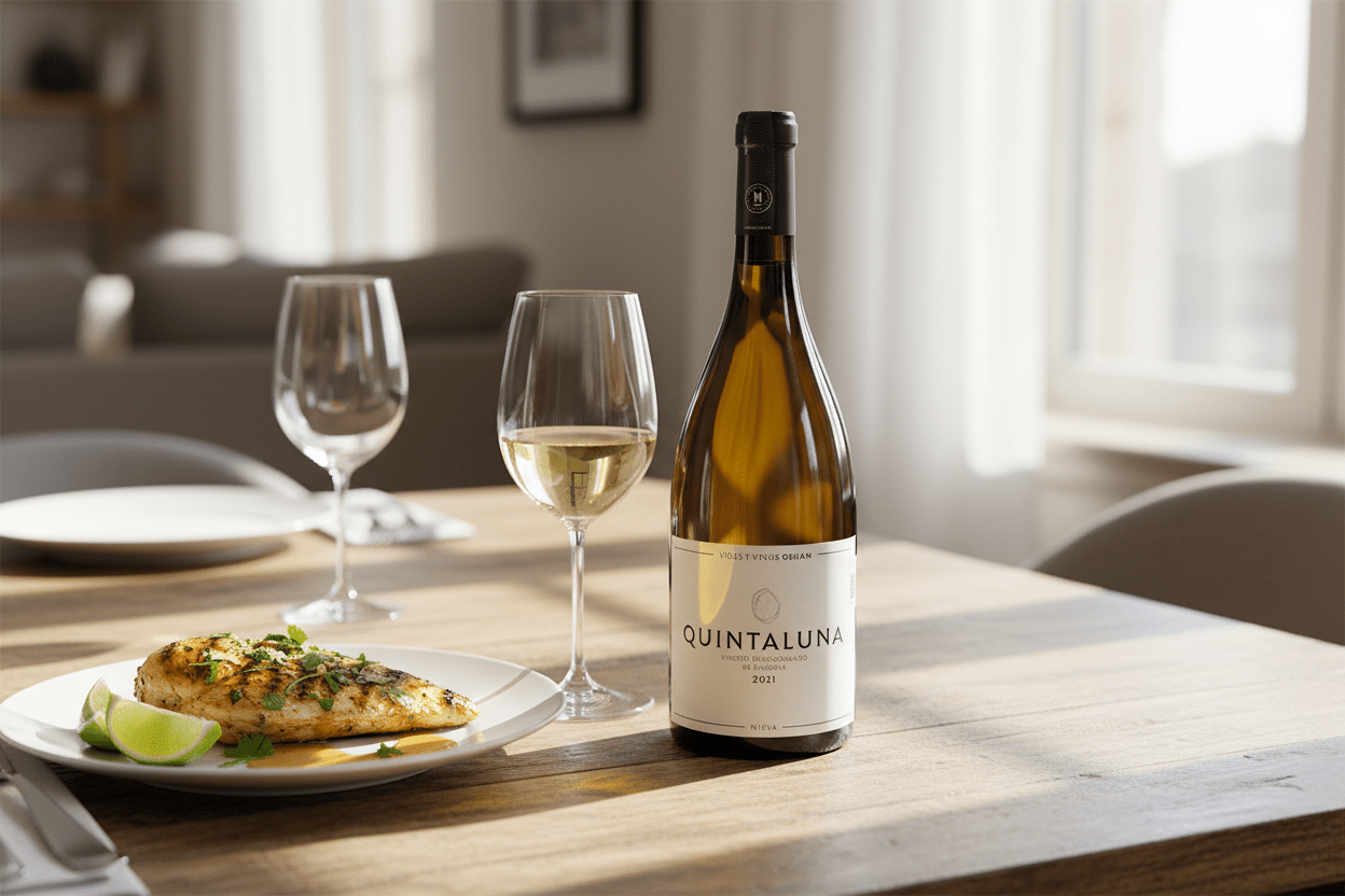 Vino Blanco Quintaluna 2021 750ml - La Cava
