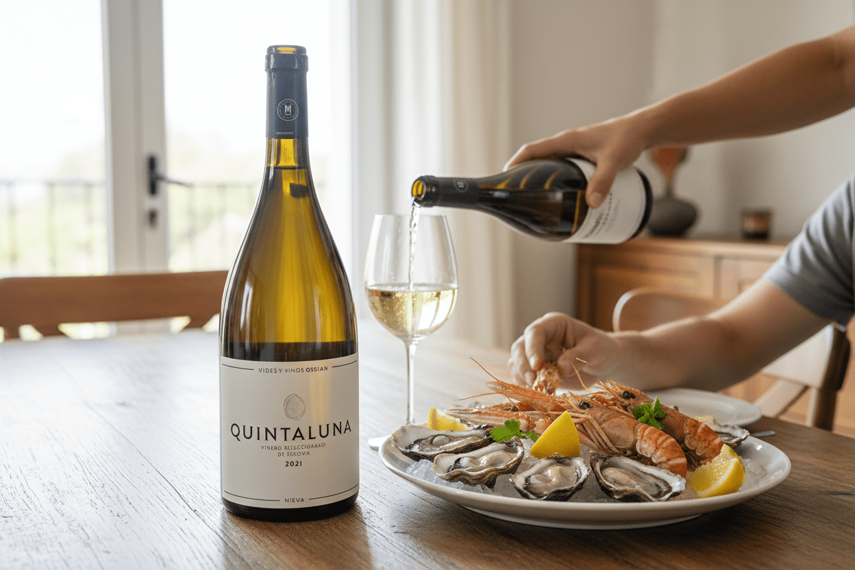Vino Blanco Quintaluna 2021 de 1500 ml - La Cava