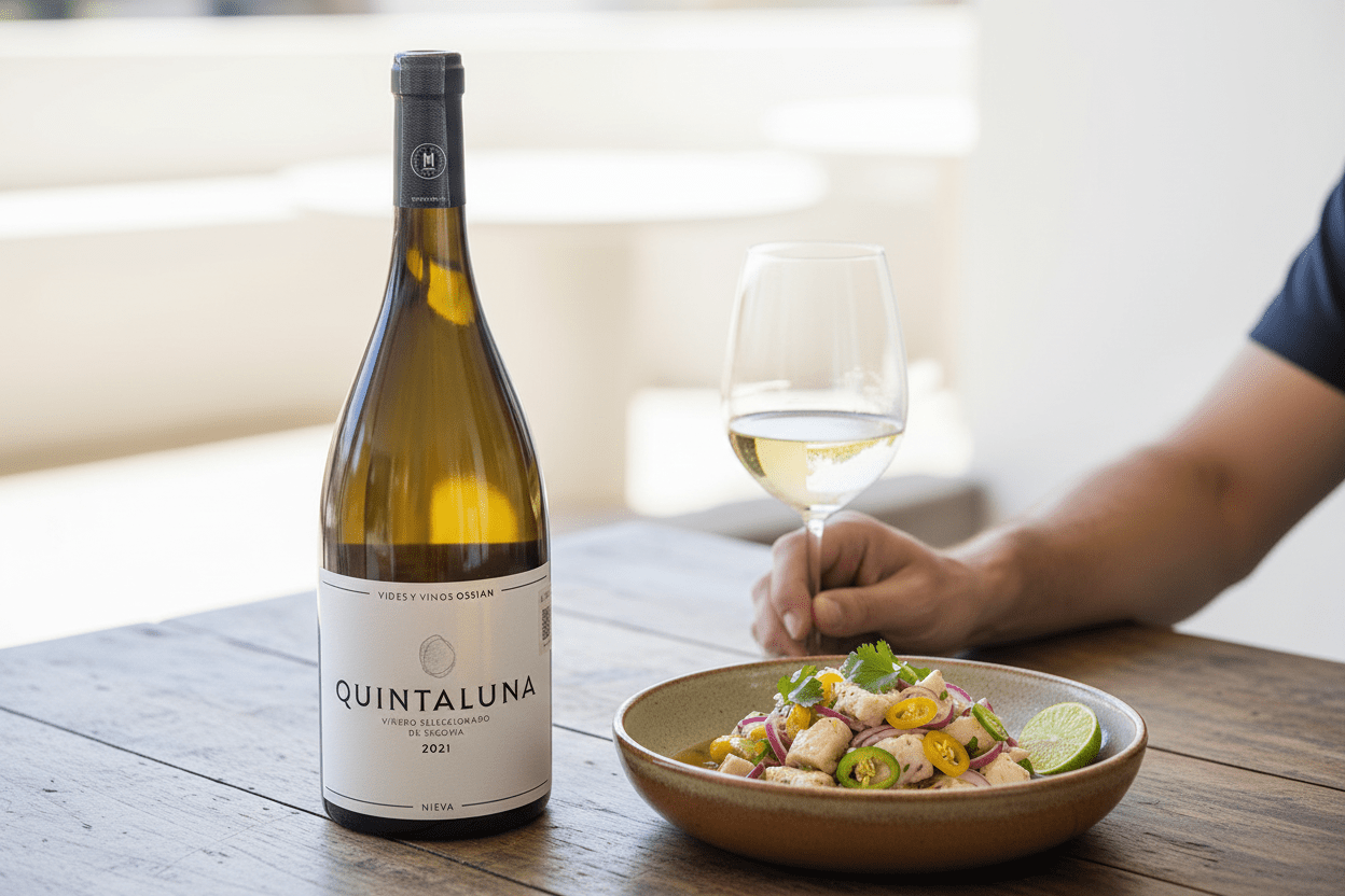 Vino Blanco Quintaluna 2021 de 1500 ml - La Cava