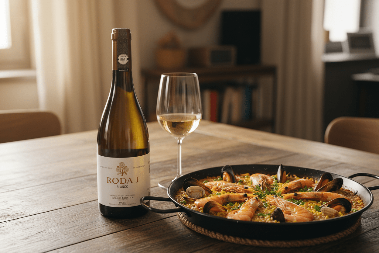 Vino Blanco Roda I 2021 de 750 ml - La Cava