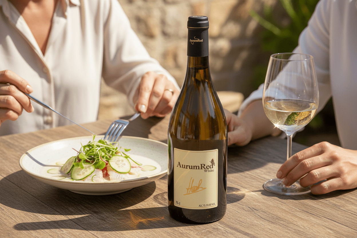Vino Blanco Sauvignon Blanc AurumRed - La Cava