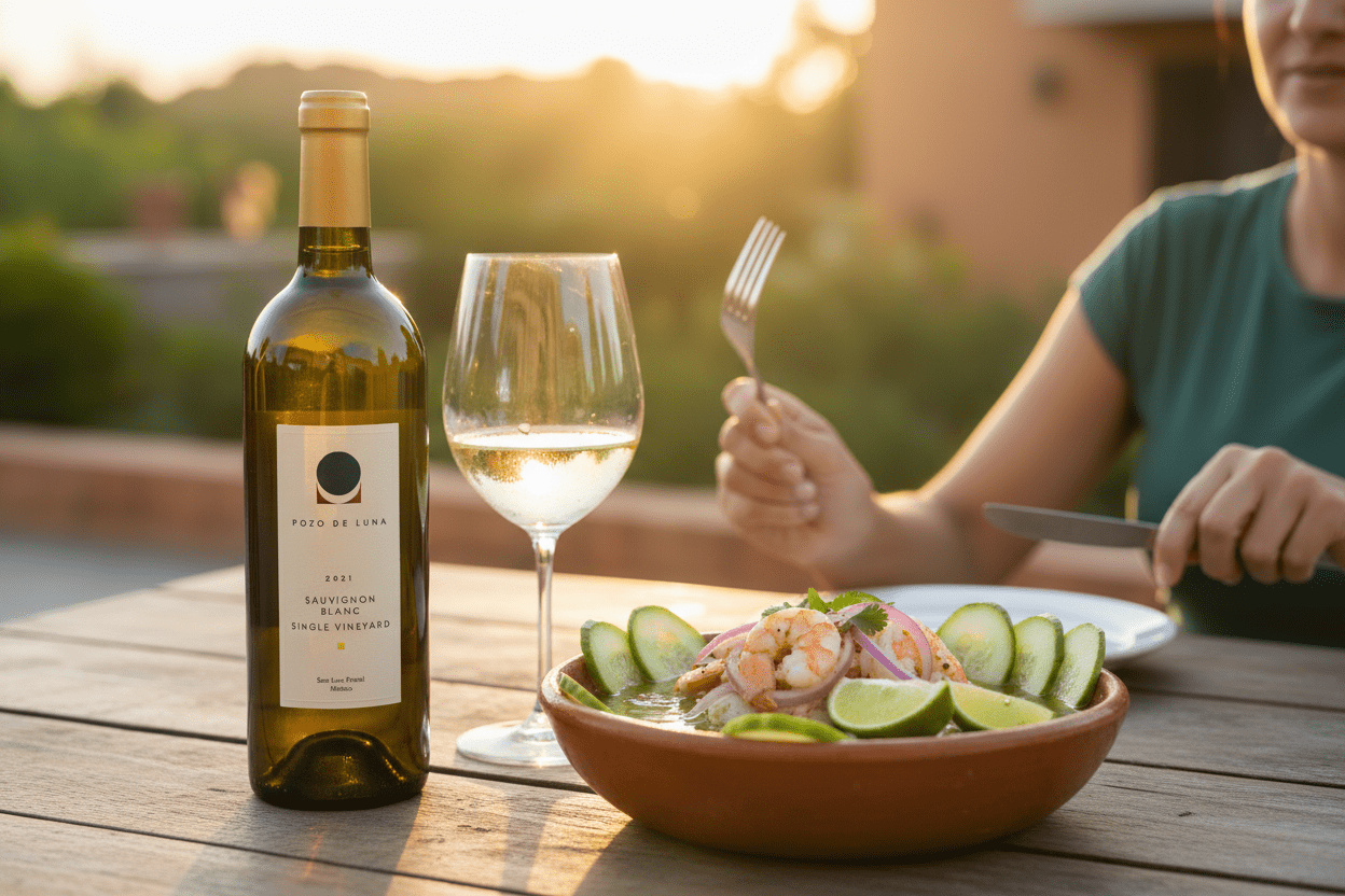 Vino Blanco Sauvignon Pozo de Luna - La Cava