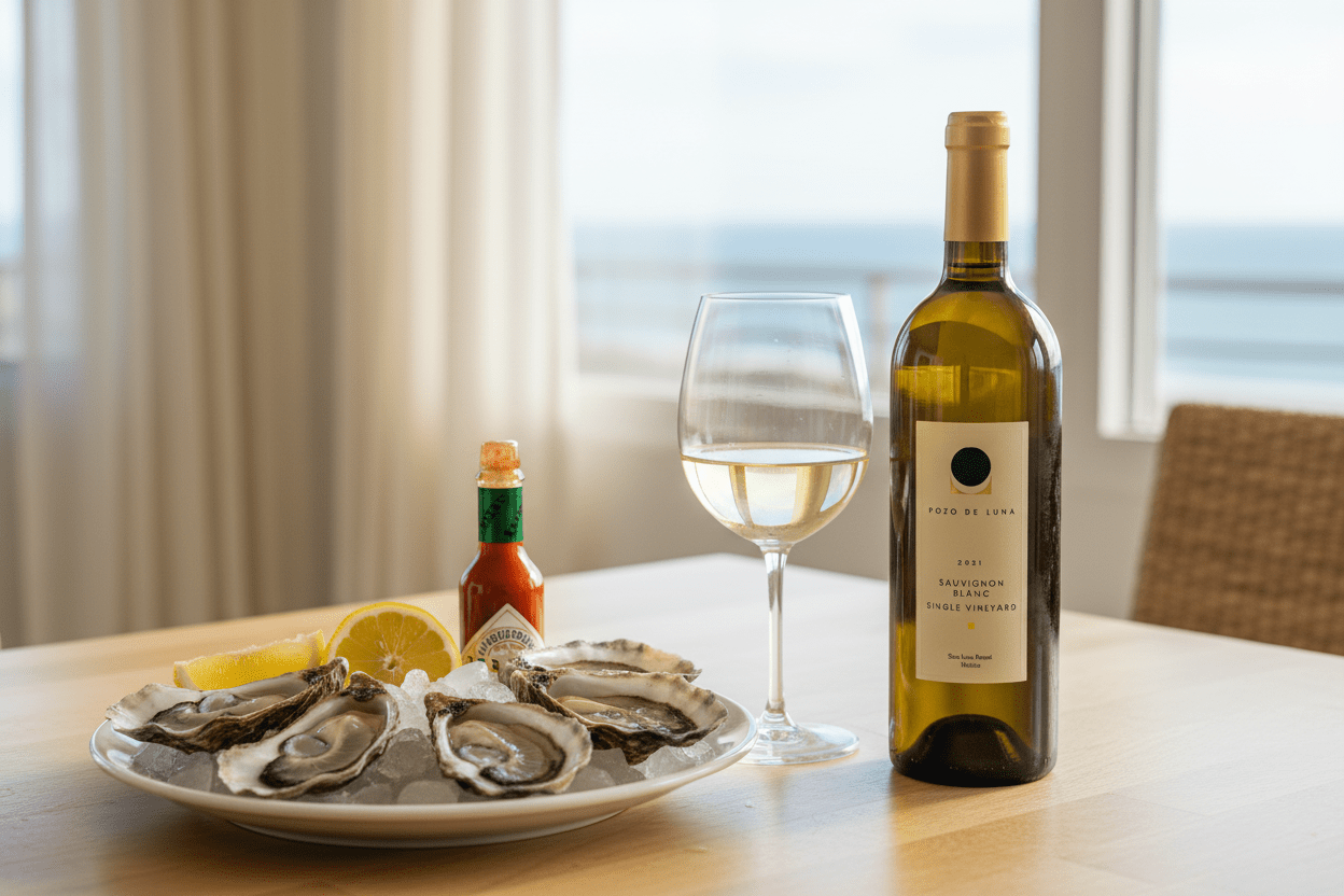 Vino Blanco Sauvignon Pozo de Luna - La Cava