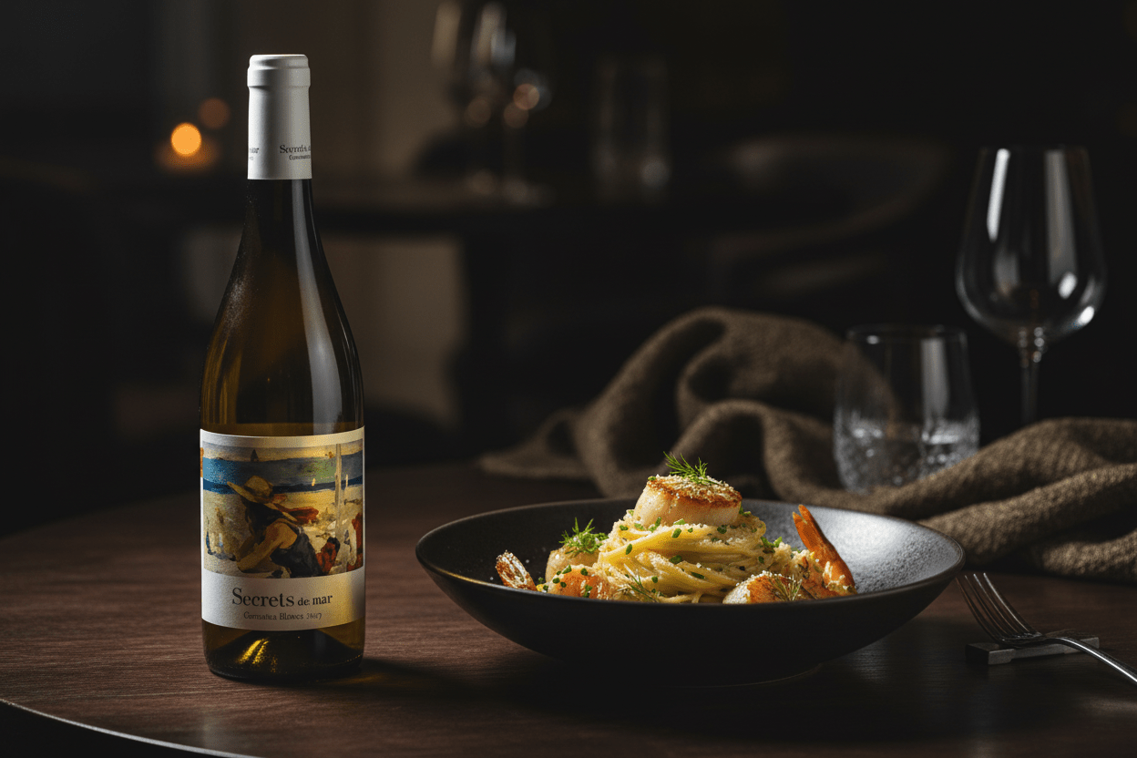 Vino Blanco Secrets de Mar Garnatxa Blanca 2023 750ml - La Cava