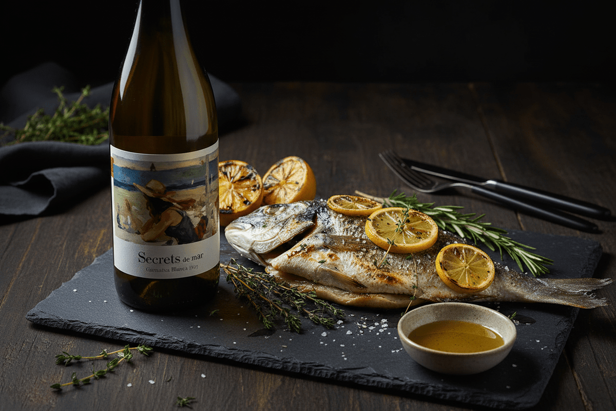 Vino Blanco Secrets de Mar Garnatxa Blanca 2023 750ml - La Cava