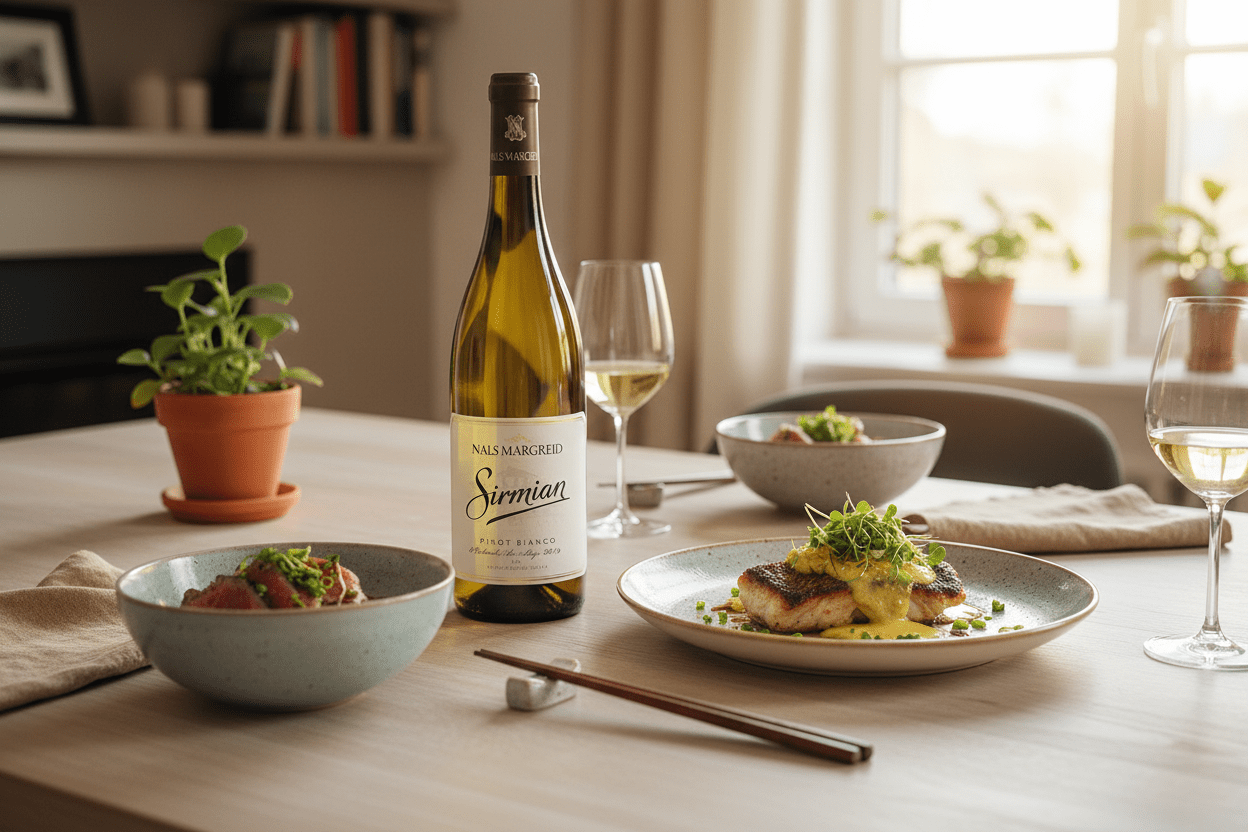 Vino blanco sirmian pinot bianco 2020 Italia 750ml - La Cava