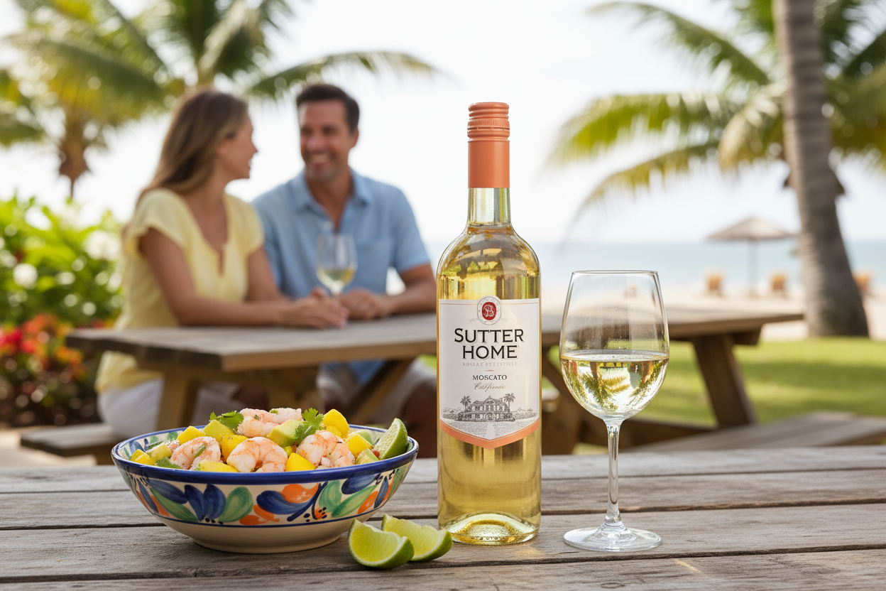 Vino Blanco Sutter Home Moscato de 750 ml - La Cava