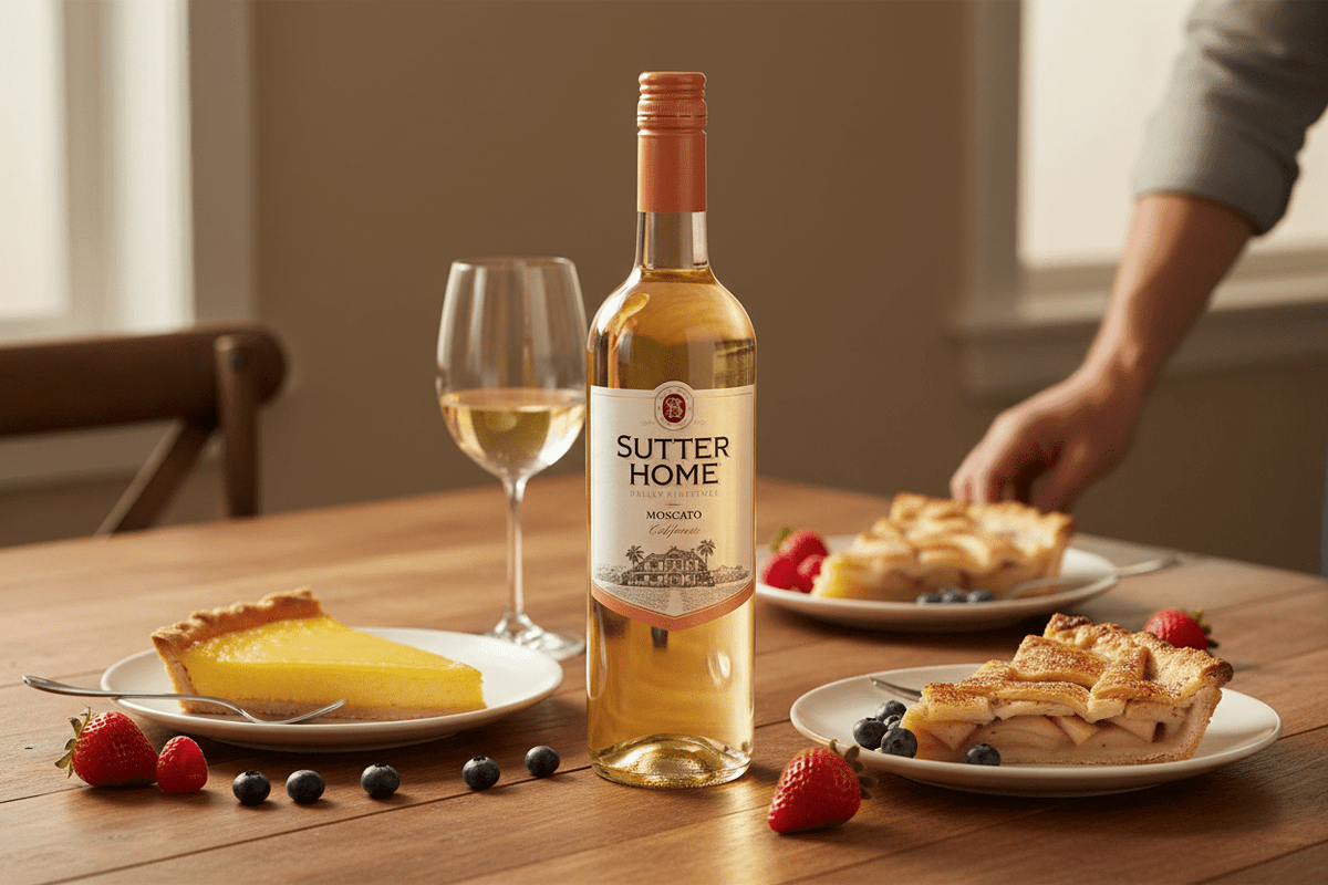 Vino Blanco Sutter Home Moscato de 750 ml - La Cava