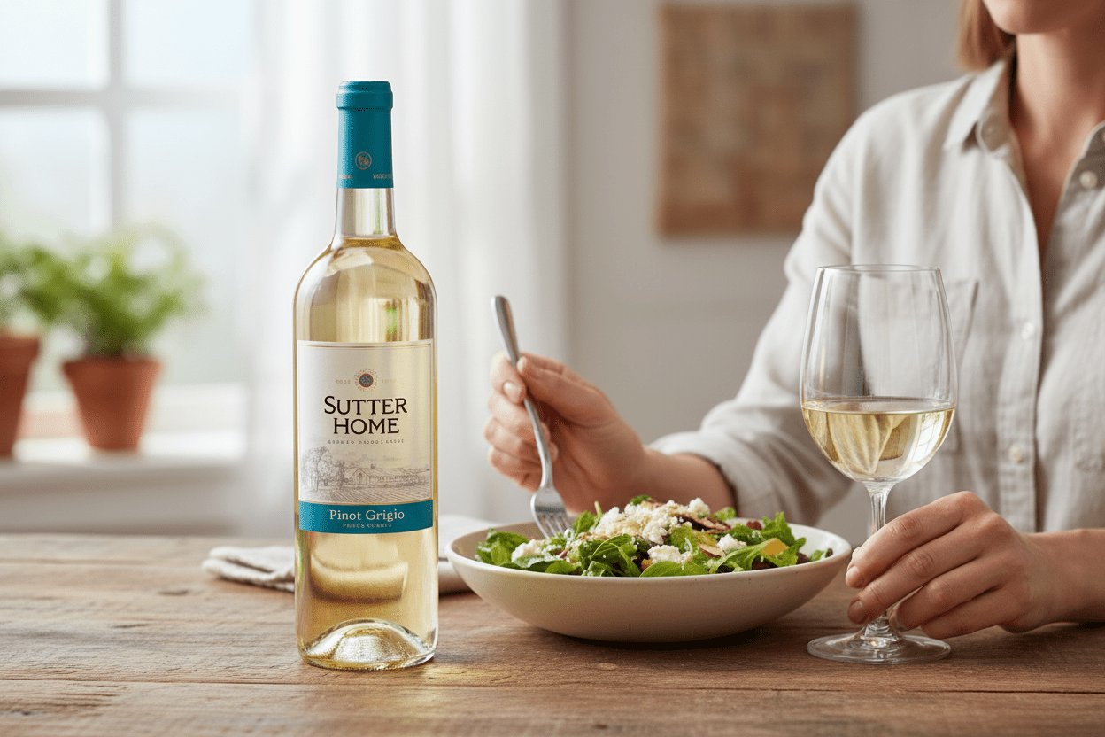 Vino Blanco Sutter Home Pinot Grigio de 750 ml - La Cava