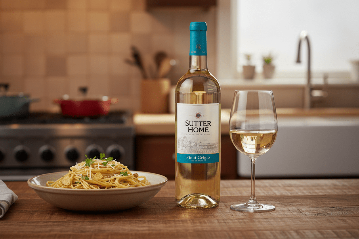 Vino Blanco Sutter Home Pinot Grigio de 750 ml - La Cava