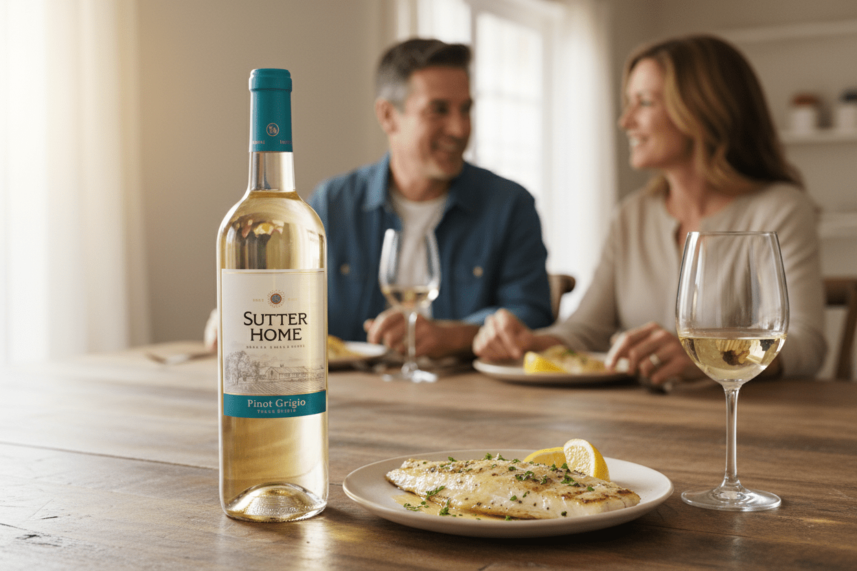 Vino Blanco Sutter Home Pinot Grigio de 750 ml - La Cava