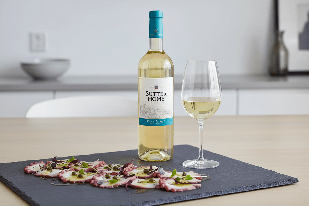 Vino Blanco Sutter Home Pinot Grigio de 750 ml - La Cava