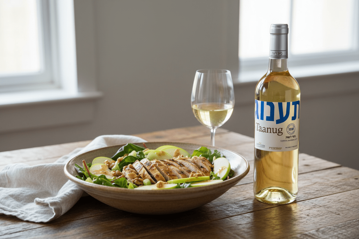 Vino Blanco Taanug Kosher 750ml D.O. Cataluña - Vino de España - La Cava