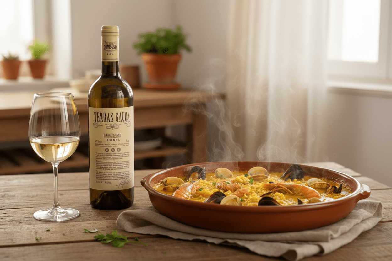 Vino Blanco Terras Gauda Albarño 750ml D.O. Rías Baixas - Vino de España - La Cava