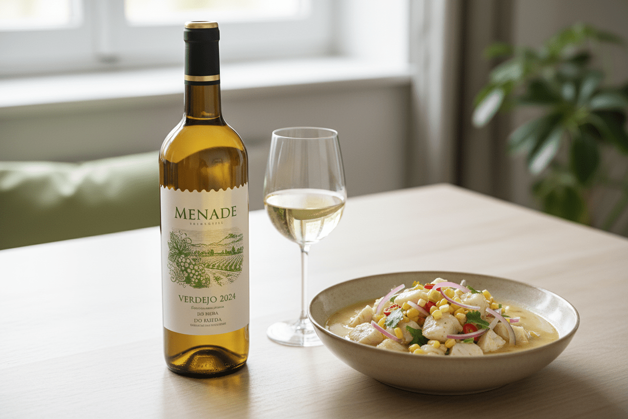 Vino Blanco Verdejo 2024 750ml D.O. Rueda - Vino de España - La Cava