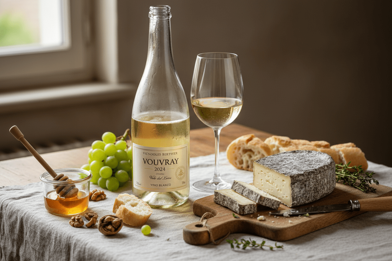 Vino Blanco Vignobles Berthier Vouvray 2024 750ml Valle del Loira - Vino de Francia - La Cava