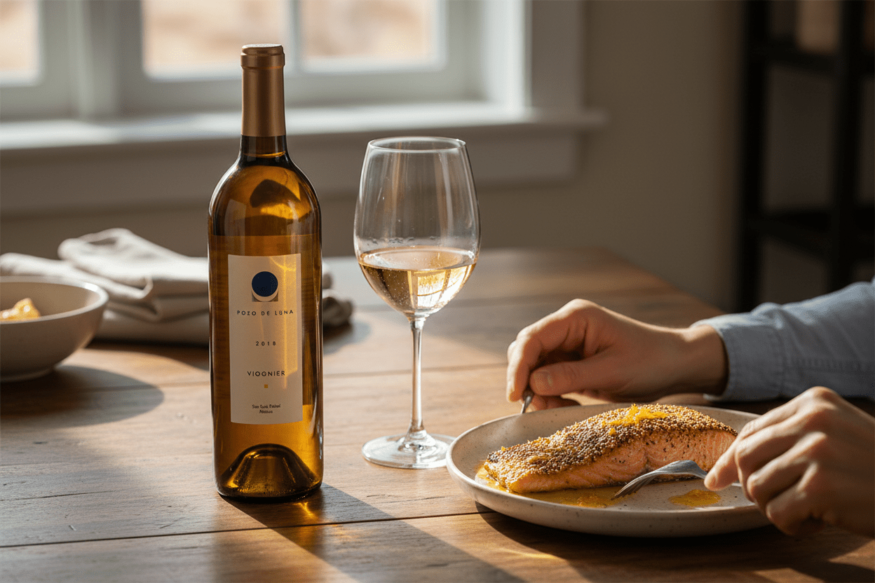 Vino Blanco Viogner Pozo de Luna - La Cava