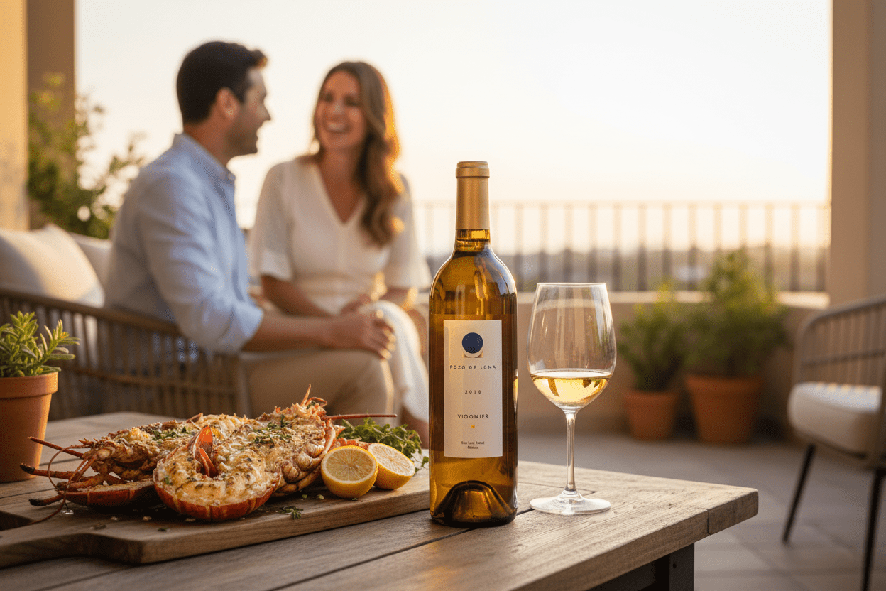 Vino Blanco Viogner Pozo de Luna - La Cava