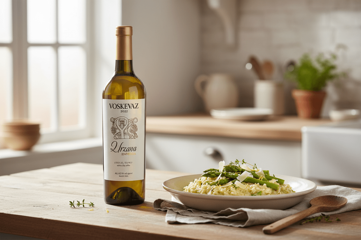 Vino Blanco Voskevaz Urzana White Dry - Vino de Armenia - La Cava