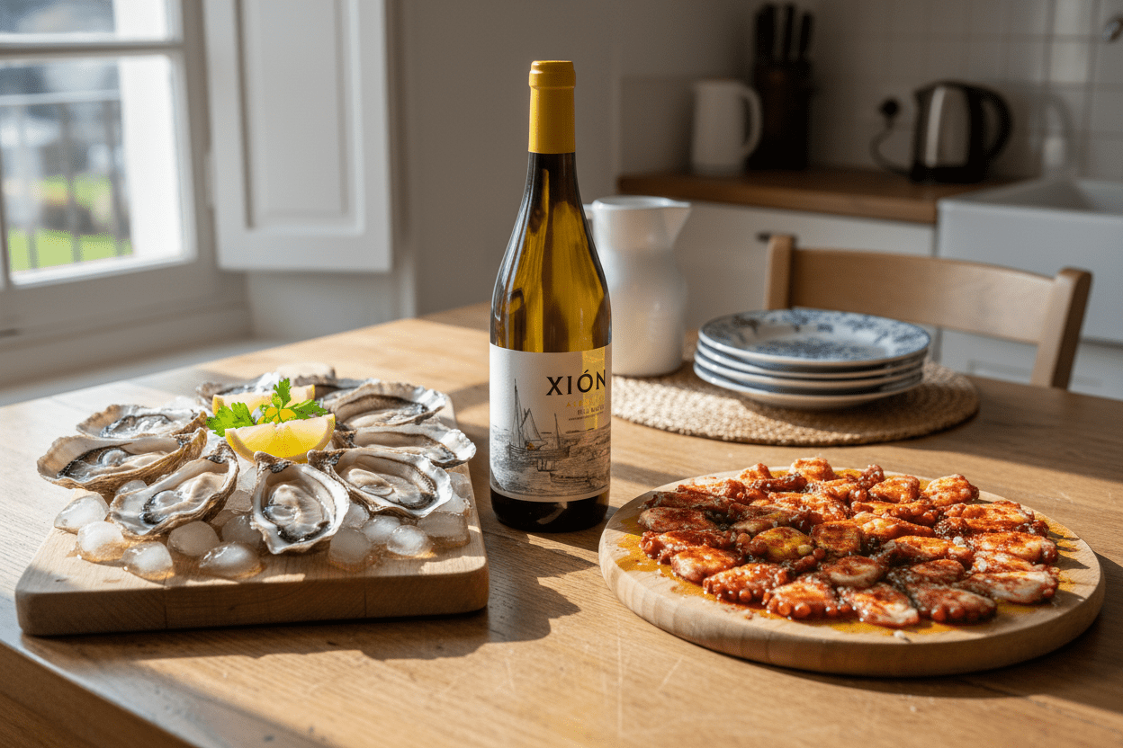 Vino Blanco Xion Albariño 2024 750ml D.O. Rías Baixas, España - La Cava