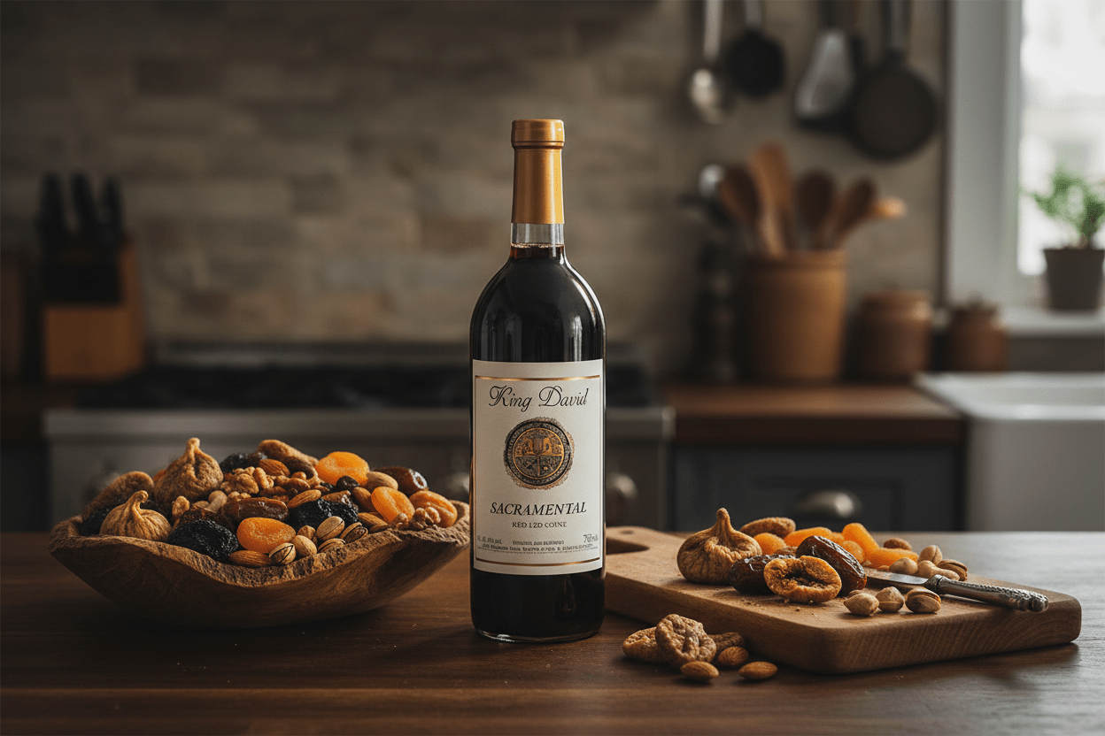 Vino Dulce Kosher Carmel King David Sacramental 750ml, Israel - Vino de Israel - La Cava