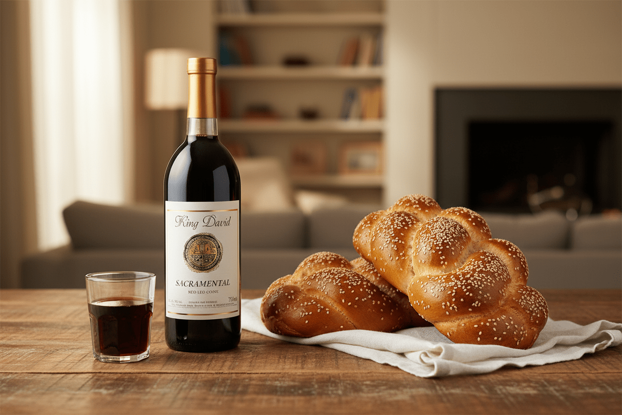 Vino Dulce Kosher Carmel King David Sacramental 750ml, Israel - Vino de Israel - La Cavaslider_item_HiMBLA