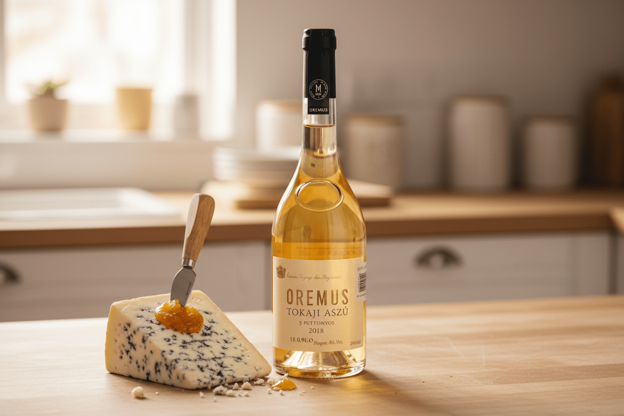 Vino Dulce Oremus 3 Puttonyos 2018 de 500ml, Tokaji Vino de Hungría - La Cava