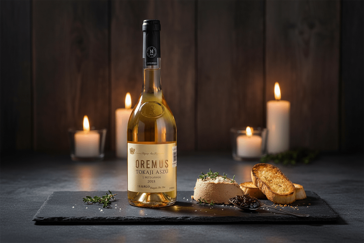 Vino Dulce Oremus 3 Puttonyos 2018 de 500ml, Tokaji Vino de Hungría - La Cava