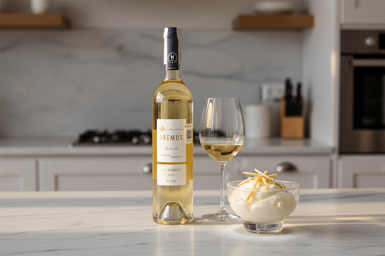 Vino Dulce Oremus Tokaji Vendimia Tardia 2022 de 500ml, Vino de Hungría - La Cava