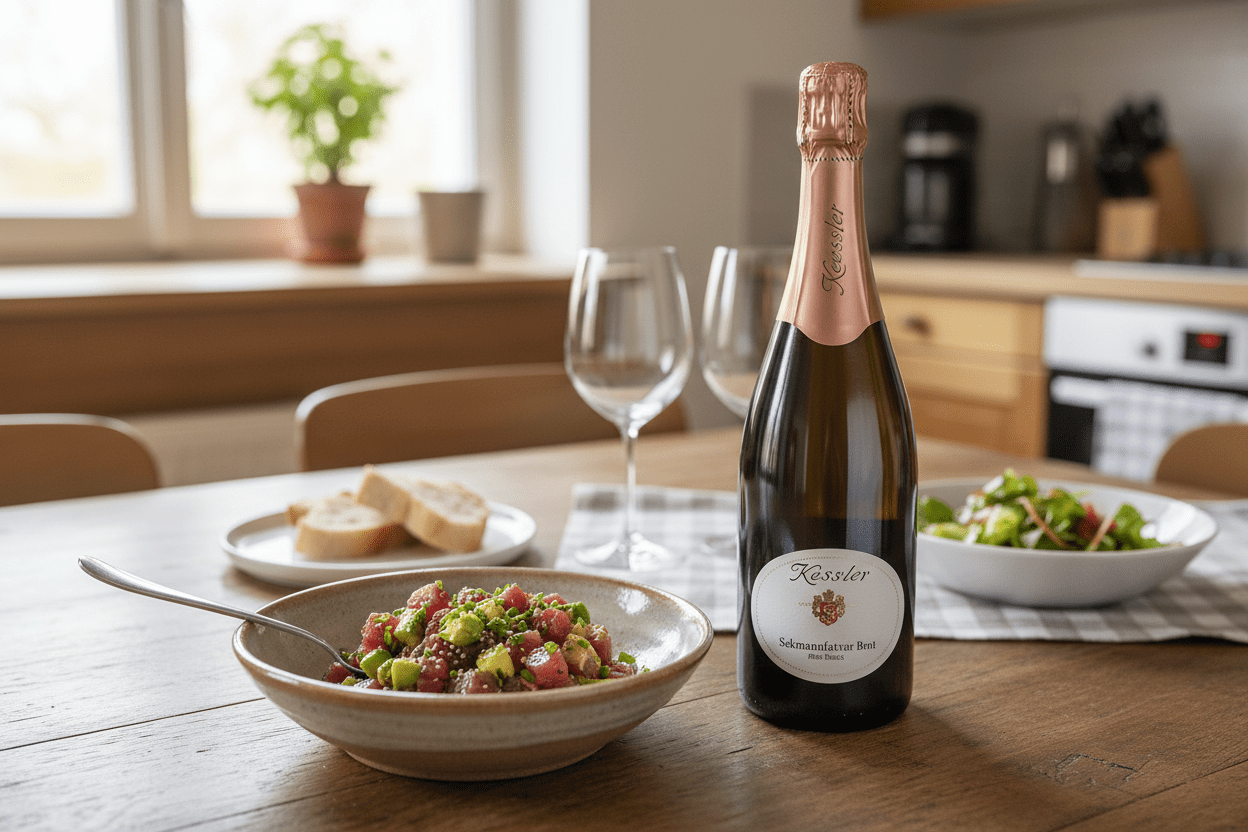 Vino espumoso assmannshäuser rosé brut nature sekt 2022 750ml - Vino de Alemania - La Cava