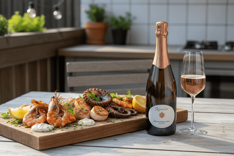 Vino espumoso assmannshäuser rosé brut nature sekt 2022 750ml - Vino de Alemania - La Cava