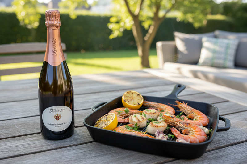 Vino espumoso assmannshäuser rosé brut nature sekt 2022 750ml - Vino de Alemania - La Cava