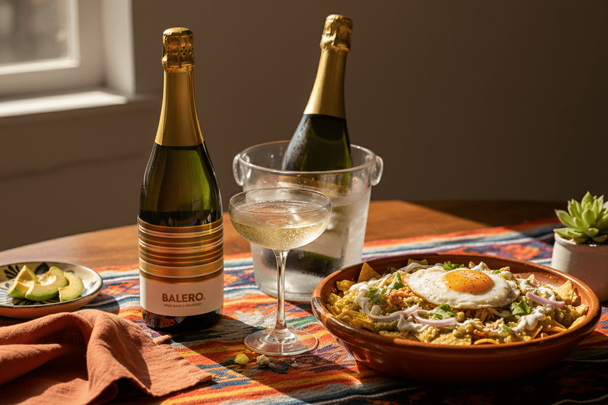 Vino Espumoso Balero Blanco Brut 750ml Baja California, México - Vino Mexicano - La Cava