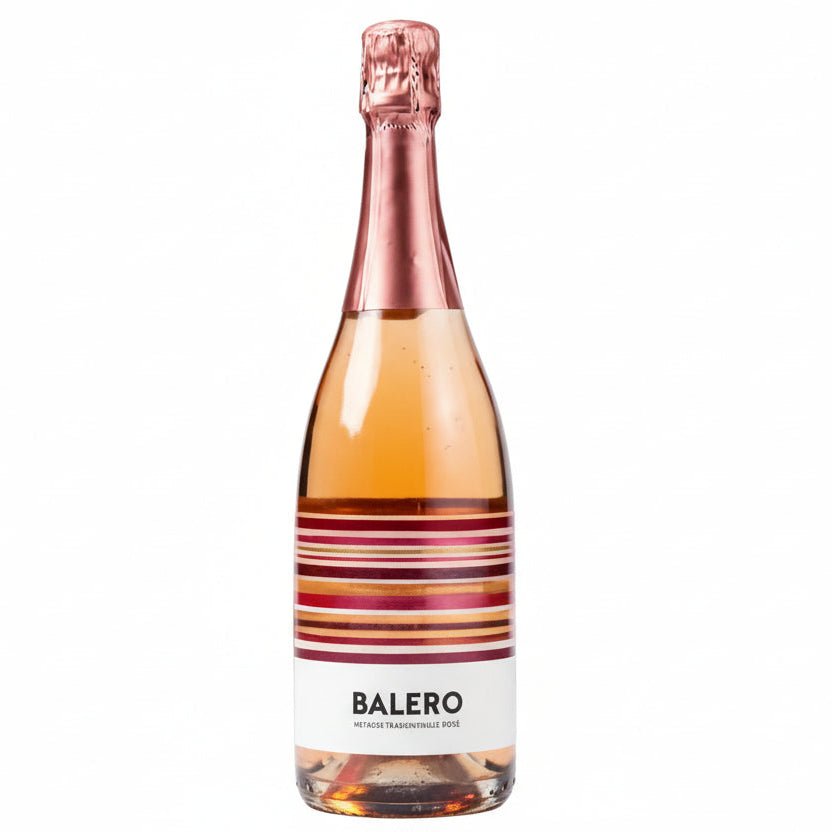Vino Espumoso Balero Rosado 750ml Valle de Guadalupe, México - Vino Mexicano - La Cava