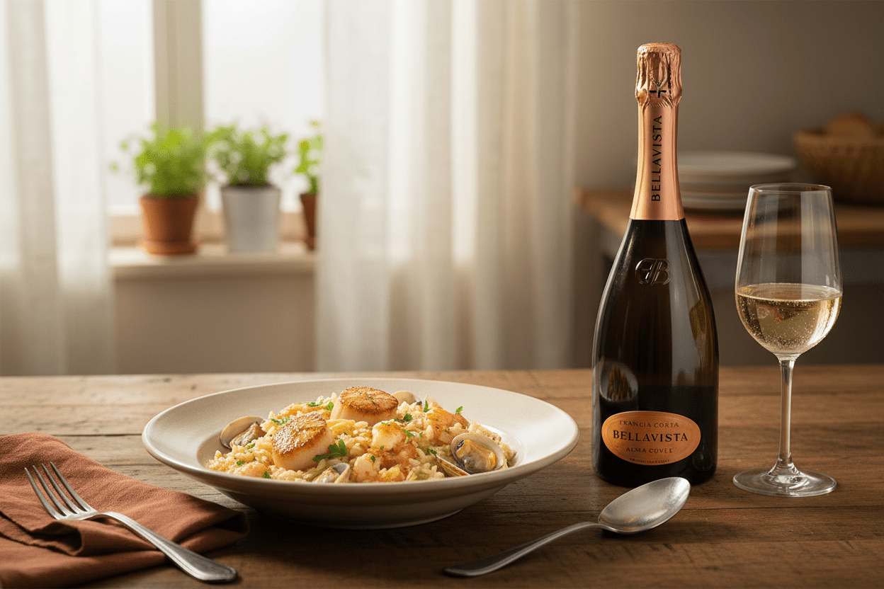 Vino Espumoso Bellavista Grande Cuvée Alma Brut 750ml Franciacorta - Vino de Italia - La Cava