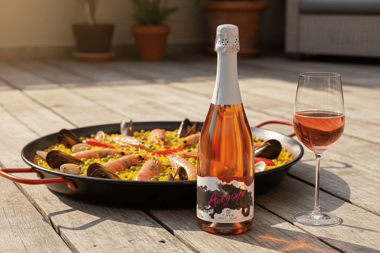 Vino Espumoso Cava Brut Rosé Autógrafo - La Cava