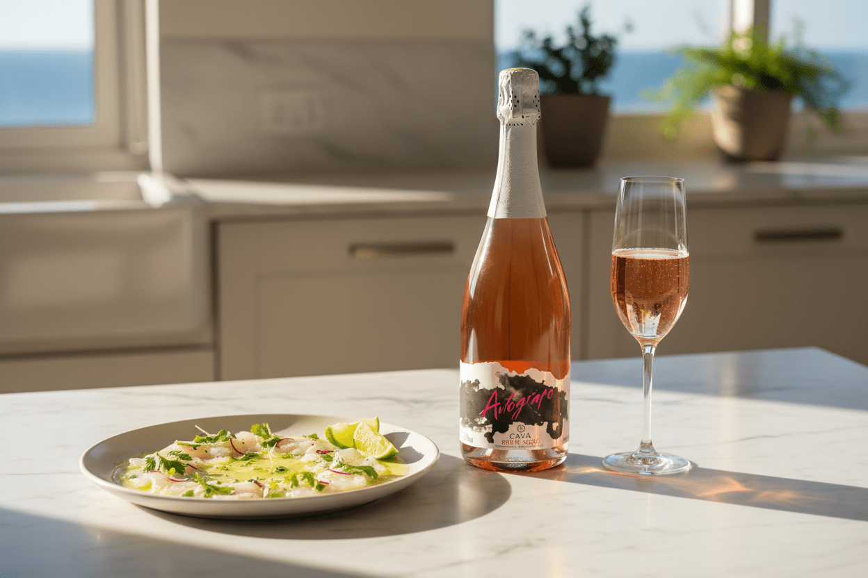 Vino Espumoso Cava Brut Rosé Autógrafo - La Cava
