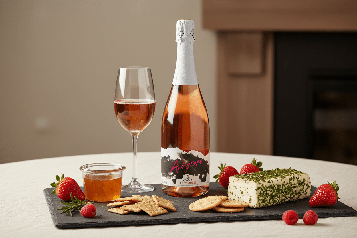 Vino Espumoso Cava Brut Rosé Autógrafo - La Cava