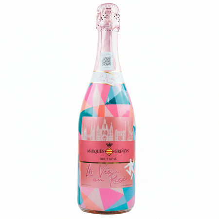 Vino Espumoso Cava Marqués de Griñón Rosé 750ml Brut Orgánico - Vino de España - La Cava