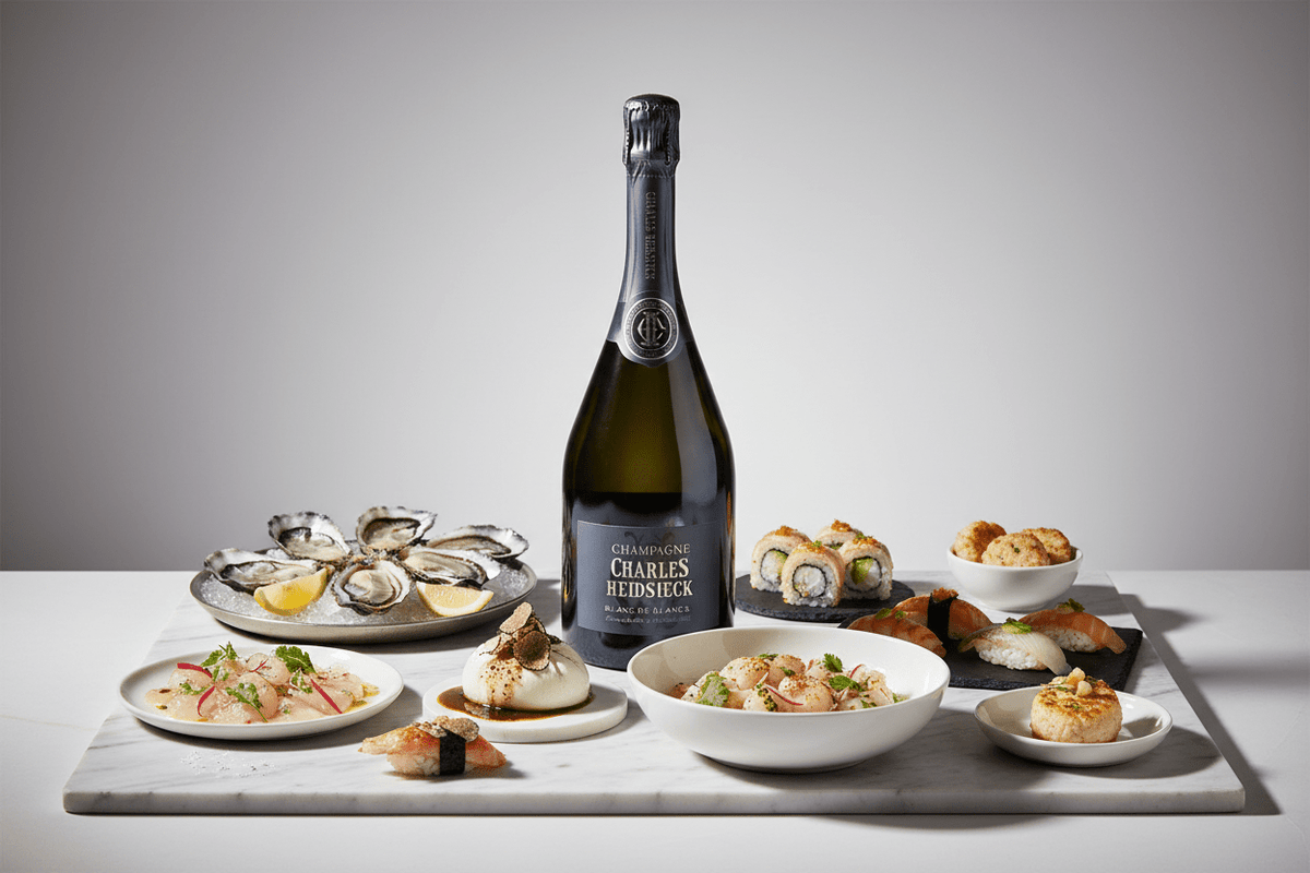 Vino Espumoso Champagne Charles Heidsieck Blanc de Blancs 750ml - Vino de Francia - La Cava