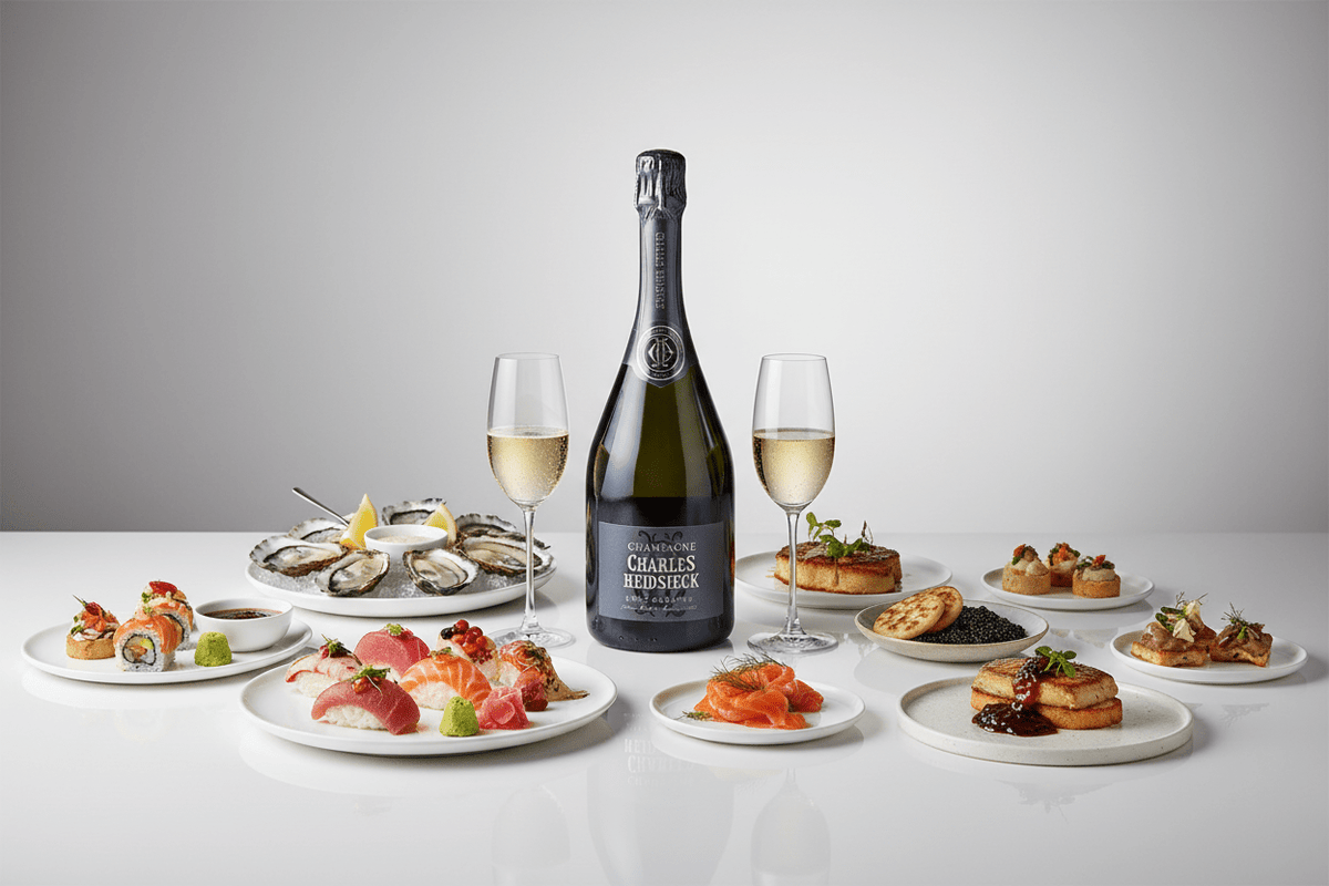 Vino Espumoso Champagne Charles Heidsieck Brut Réserve Magnum 1.5L - Vino de Francia - La Cava