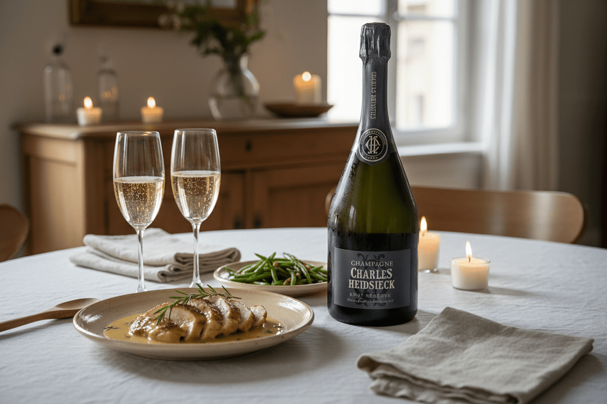 Vino Espumoso Champagne Charles Heidsieck Brut Réserve Magnum 1.5L - Vino de Francia - La Cava