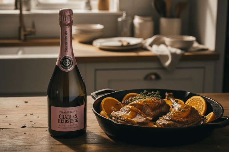 Vino Espumoso Champagne Charles Heidsieck Rosé Réserve 750ml - Vino de Francia - La Cava