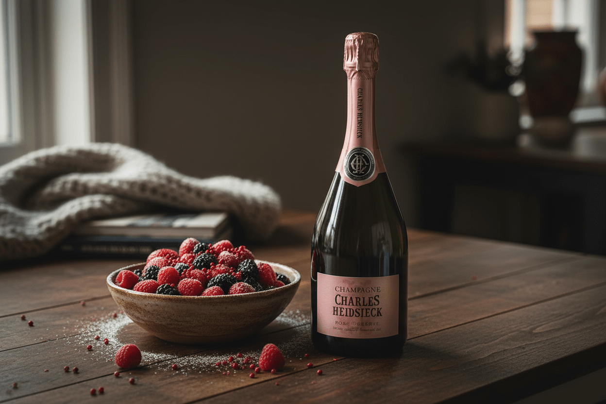 Vino Espumoso Champagne Charles Heidsieck Rosé Réserve 750ml - Vino de Francia - La Cava