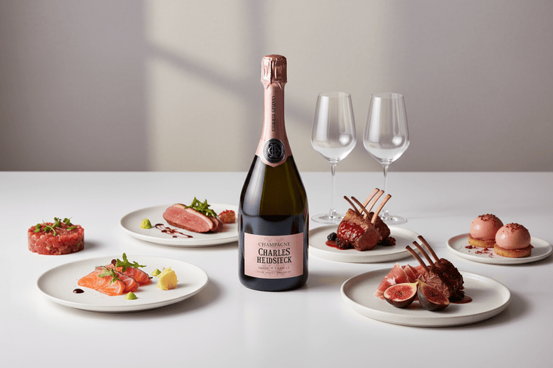 Vino Espumoso Champagne Charles Heidsieck Rosé Réserve 750ml - Vino de Francia - La Cava